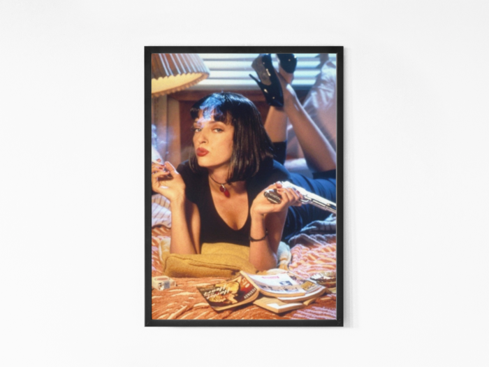 Pulp Fiction Movie Wall Art mockup