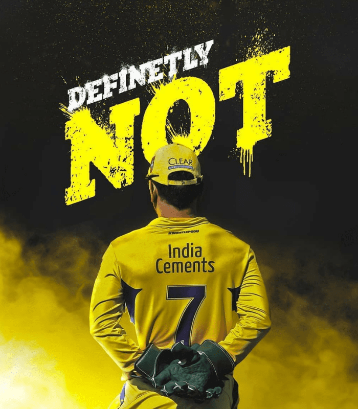Iconic captain Dhoni Wall Art