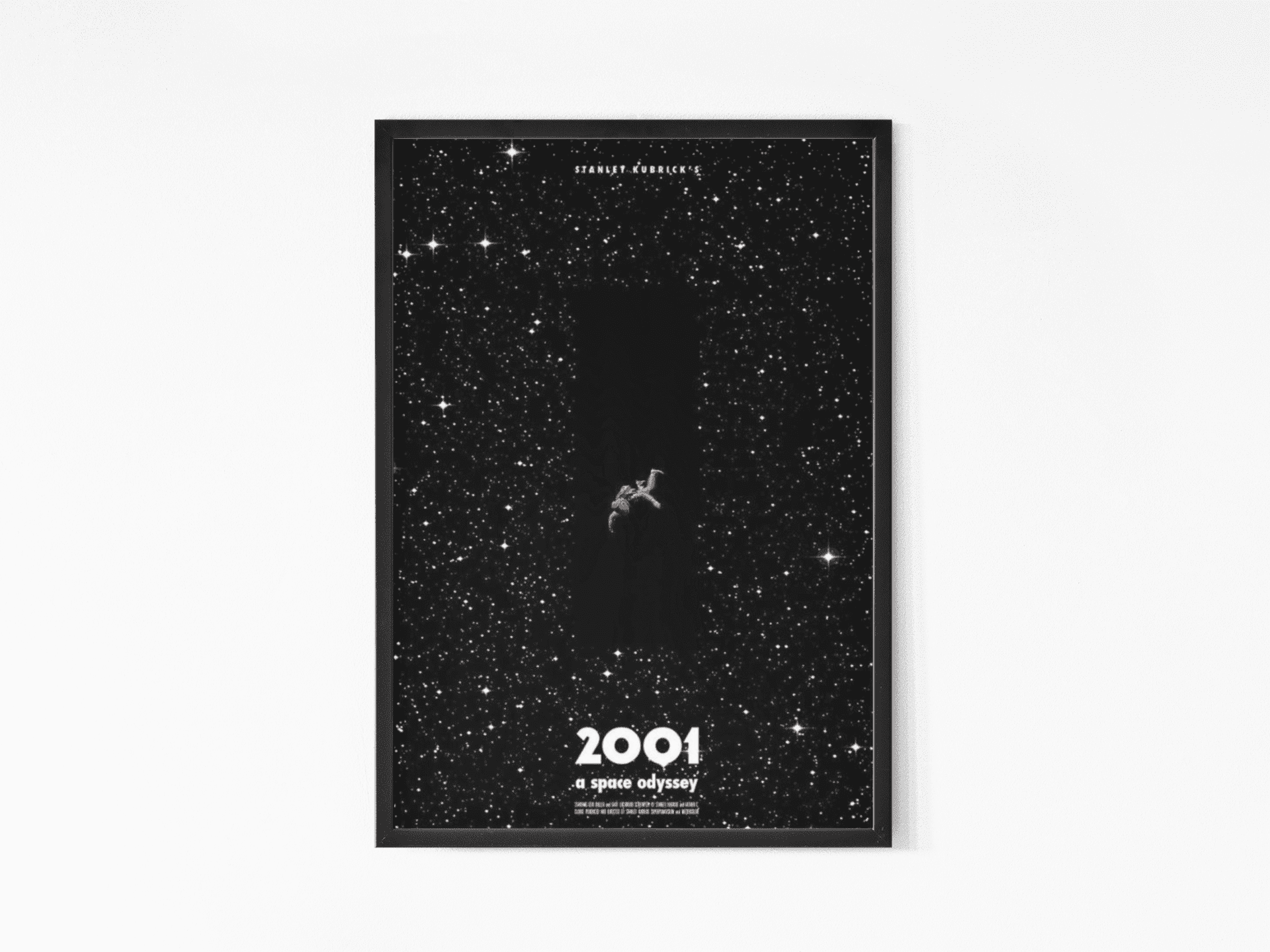 Classic Space Odyssey Movie Wall Art Glass Framed Poster For Home And