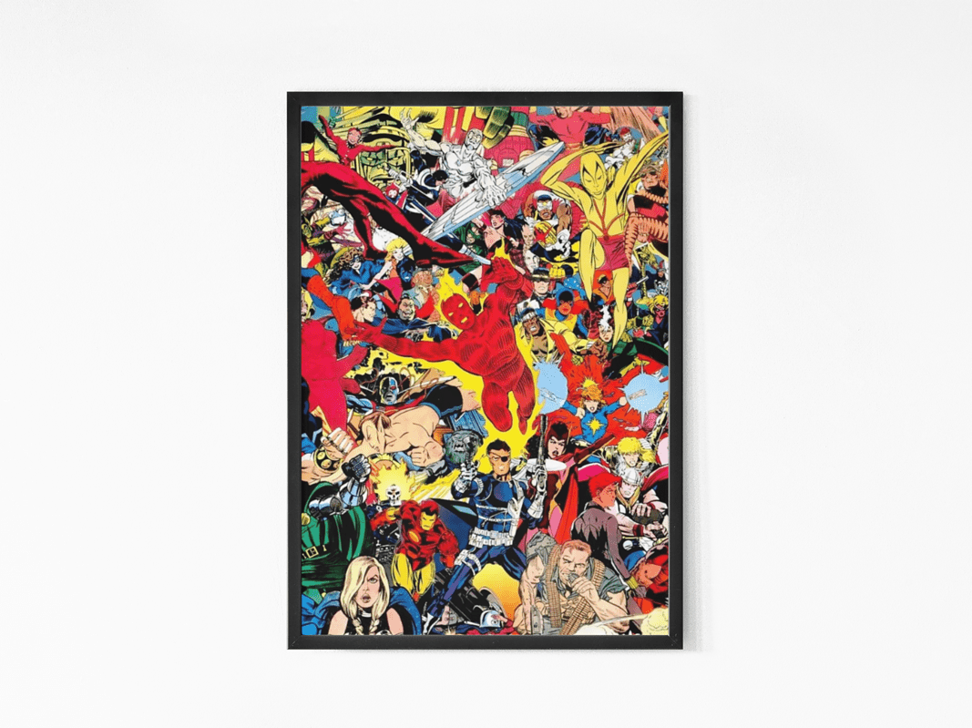 Marvel Comics wall art
