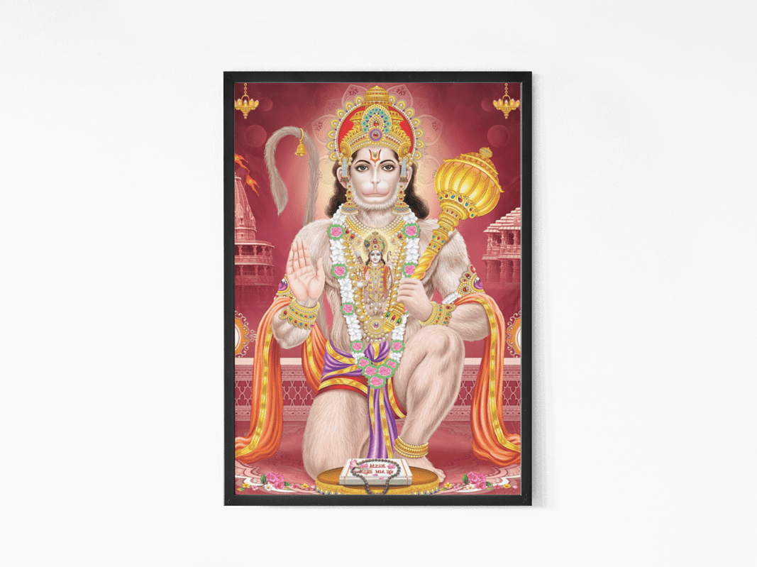 Lord Hanuman Wall Art
