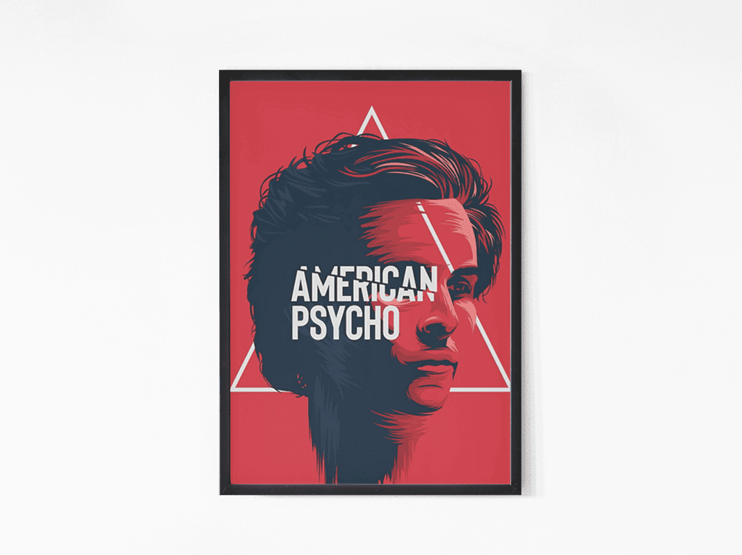 American Psycho wall art