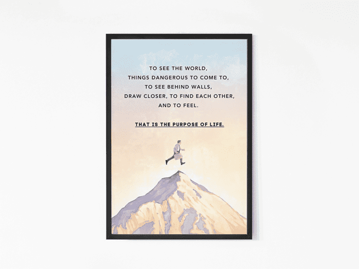 Motivational Quote Wall Art