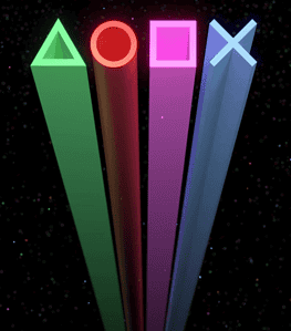 Gaming Console Symbols Wall Art