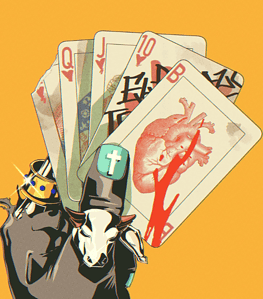 Stack of Cards Wall Art