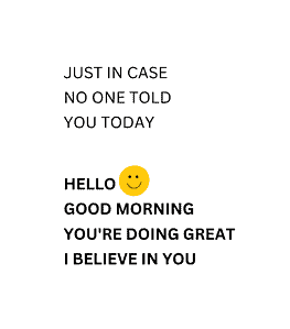 Morning Motivation Quote Wall Art