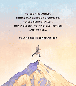 The Secret Life of Walter Mitty quote wall art