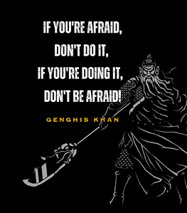 Genghis Khan quote wall art