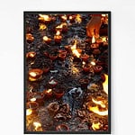 Beautiful Temple Lights Wall Art