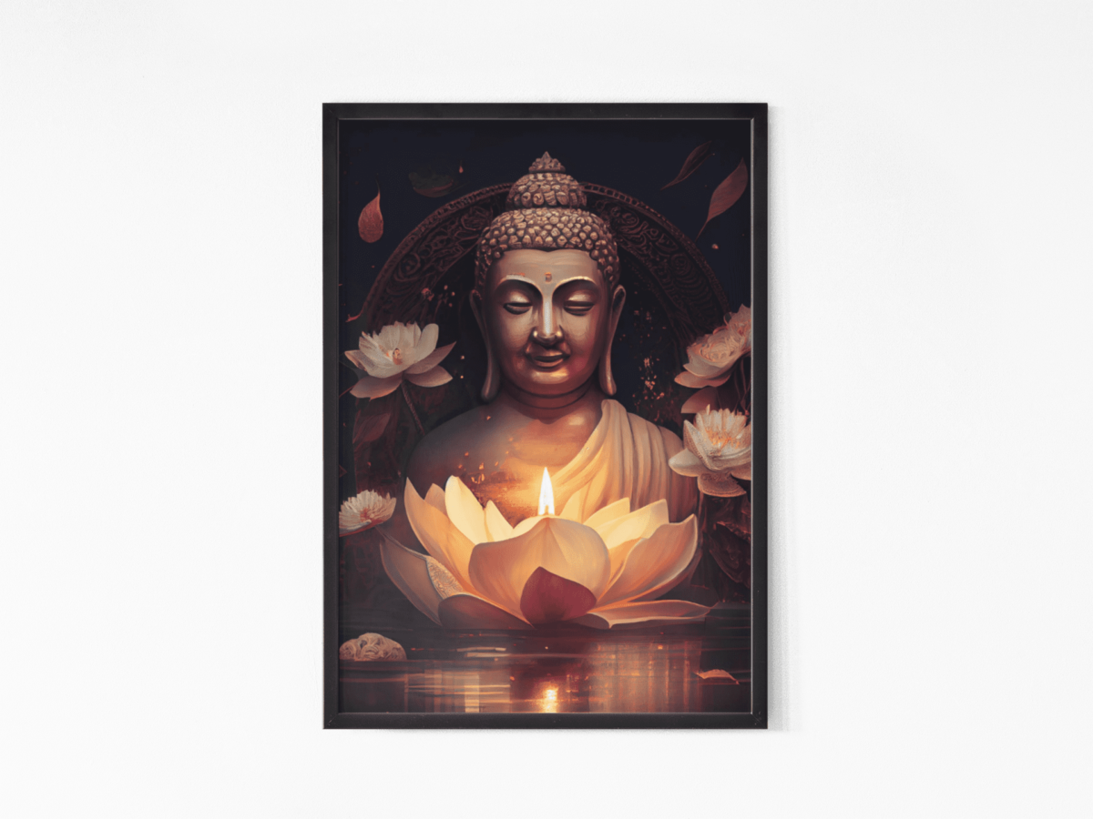 Buddha in lotus
