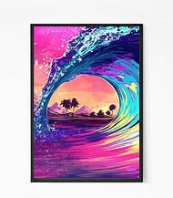 Colorful Wave Wall Art