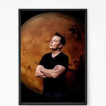 Elon Musk MARS Wall Art
