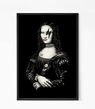 Punk star Monalisa Wall art