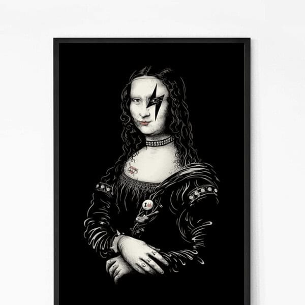 Punk star Monalisa Wall art