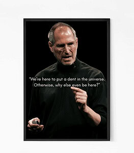 Steve Jobs Quote Wall Art