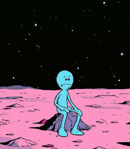 Being Alone Meme Wall art