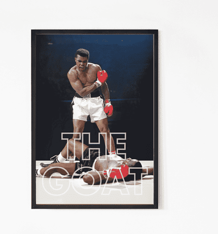 Muhamad ali wall art