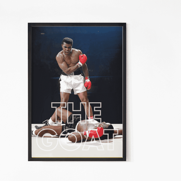 Muhamad ali wall art