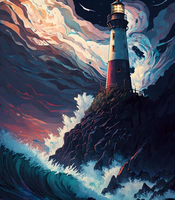 mesmerizing Lighthouse wall art