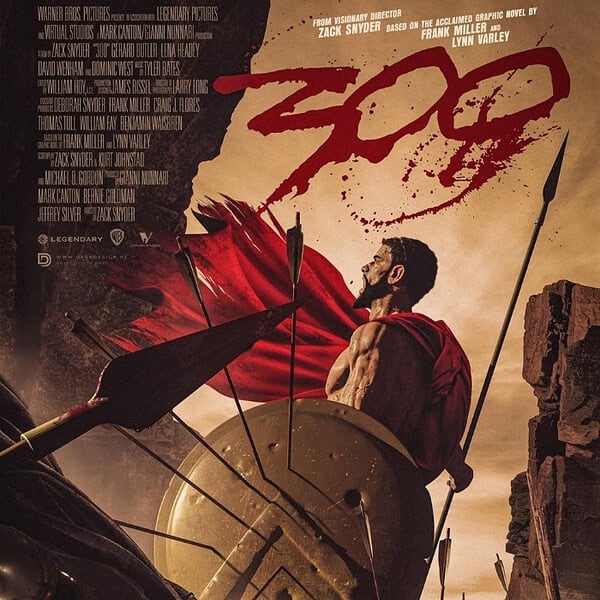 300 movie wall art