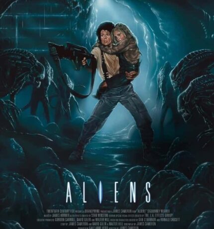 Aliens movie wall art poster