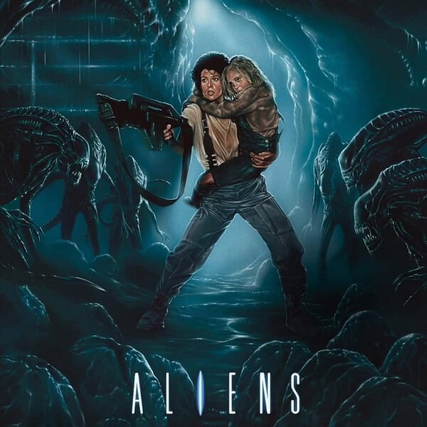 Aliens movie wall art poster