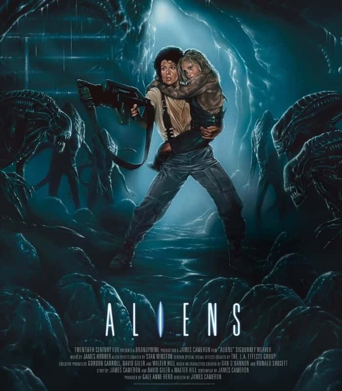 Aliens movie wall art poster