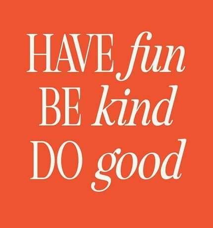 Have fun, kind and good quote wall art