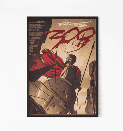 300 movie wall art