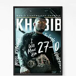 MMA Star Khabib Nurmagomedov Wall Art