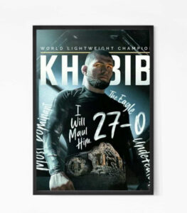 MMA Star Khabib Nurmagomedov Wall Art