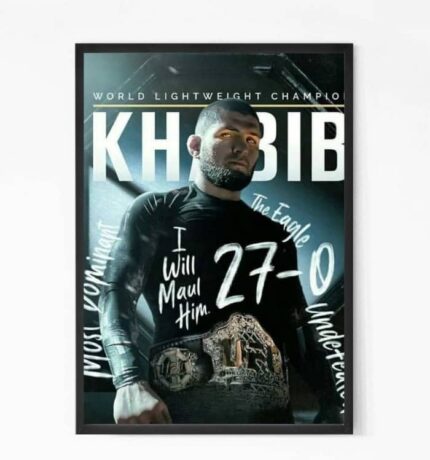 MMA Star Khabib Nurmagomedov Wall Art