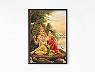 Ānanda Radha Krishna Painting Wall Art