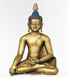 Buddha in The Bhumi-Sparsha Mudra Wall Art