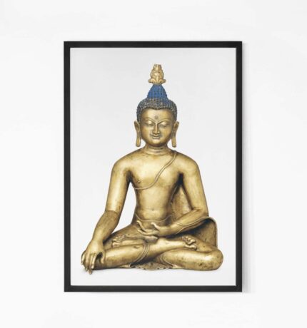 Buddha in The Bhumi-Sparsha Mudra Wall Art