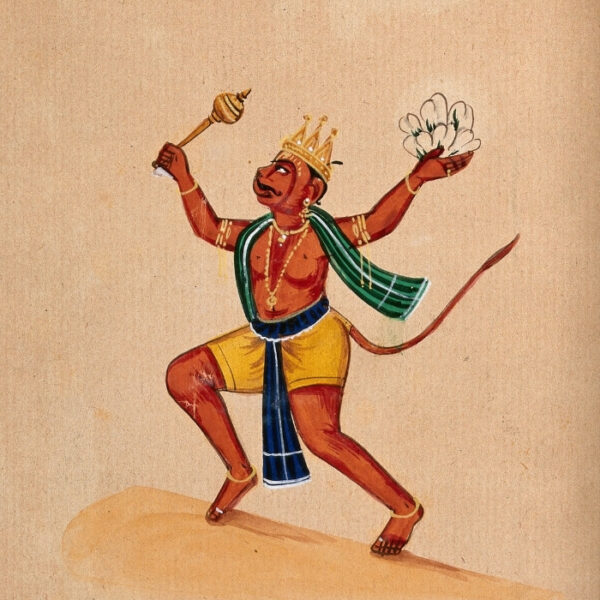 Hanuman drawing Wall Art