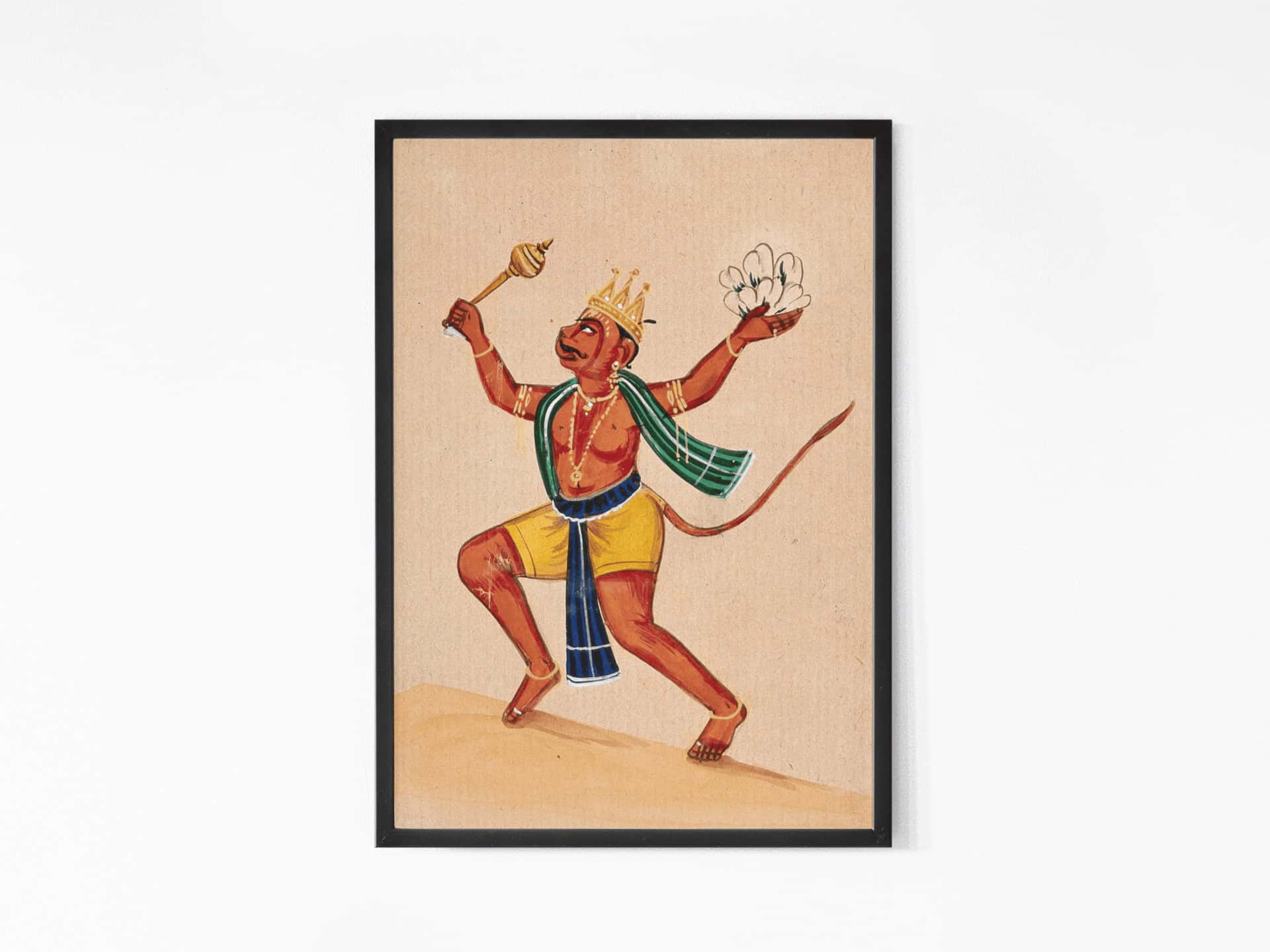 Hanuman drawing Wall Art