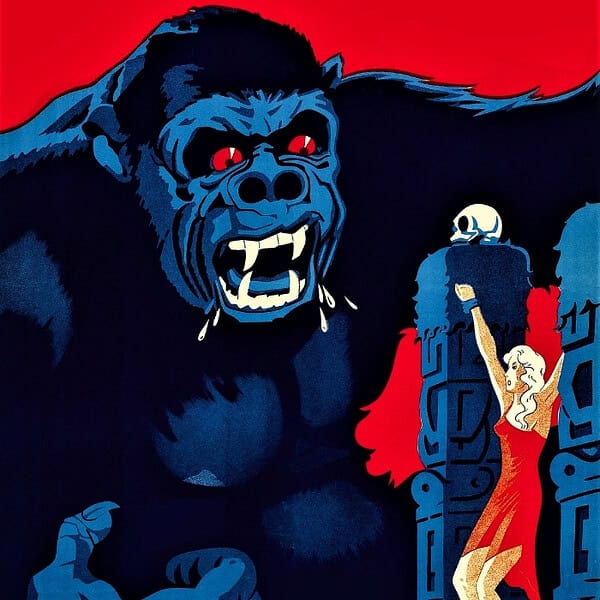 King Kong Movie Poster Wall Art