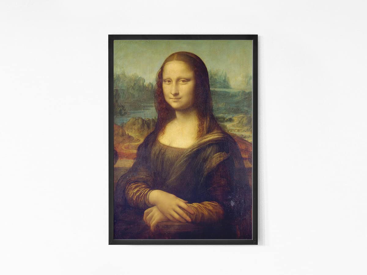 Mona Lisa Painting Wall Art