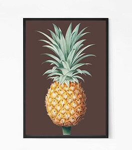 Pineapple Painting Wall Art