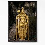 Batu Caves Murugan Wall Art