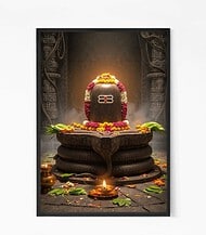 God Shiva Lingam Wall Art