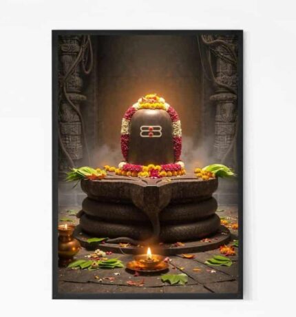 God Shiva Lingam Wall Art