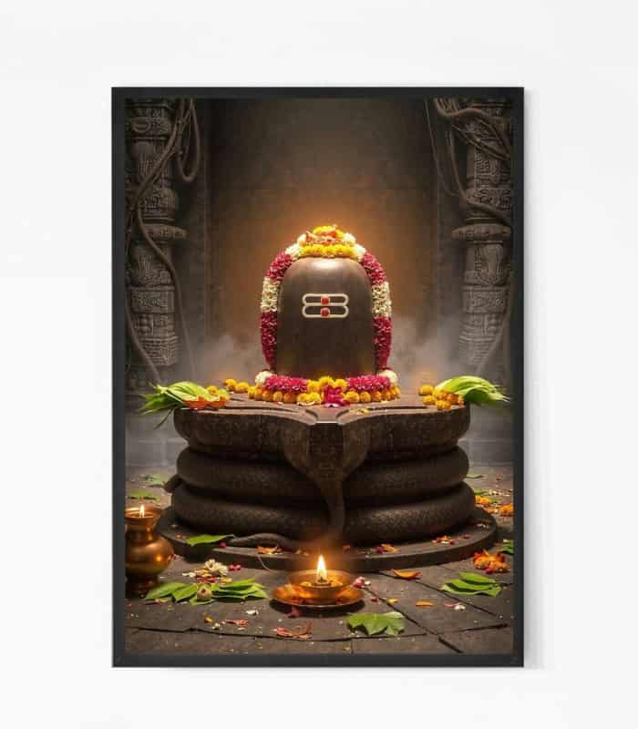 God Shiva Lingam Wall Art