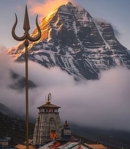 Kedarnath Jyotirlinga Temple Wall Art