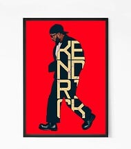 Kendrick Lamar wall art