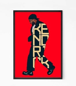 Kendrick Lamar wall art