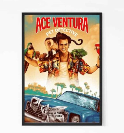 Ace Ventura Pet Detective Movie Framed Wall art