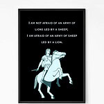 Alexander the Great Quote Wall Art