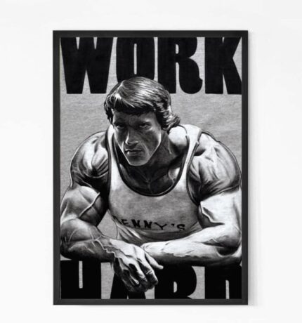 Arnold Schwarzenegger Fitness Quote Wall Art